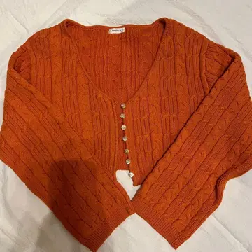 FRAY I.D 오렌지 가디건