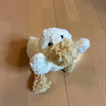 화이트 오리형 봉제 인형