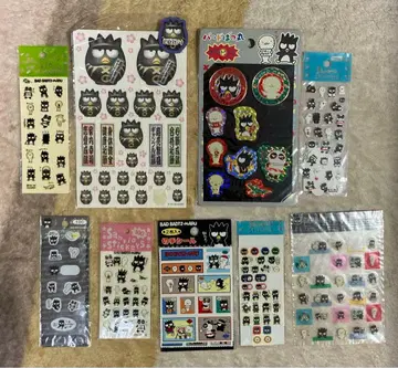 [ 익명 배송 ] 헤이세이 레트로 레어 배드마츠마루 씰 세트