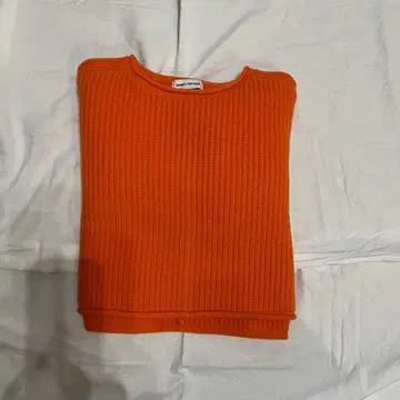 EMMEL REFINES 오렌지 긴팔 니트