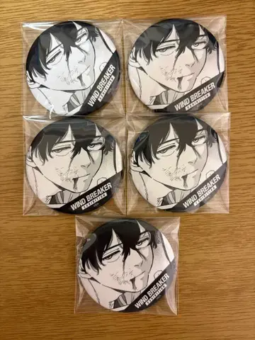 WIND BREAKER 코마 금속 뱃지 5개 세트 토카게