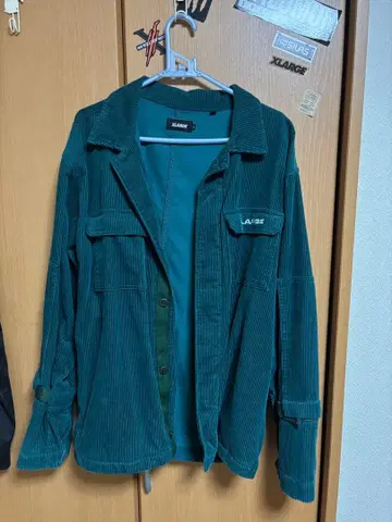 XLARGE 다크 그린 코듀로이 자켓 L