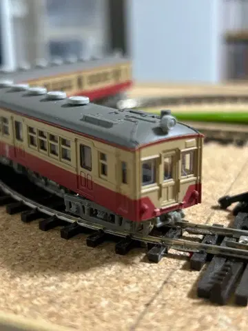 철콜레? 세이부 철도? N 게이지 기차 2량