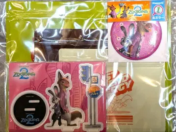 [묶음 구매 OK] 주토피아 주디 닉 캔 거울 아크릴 스탠드 복권