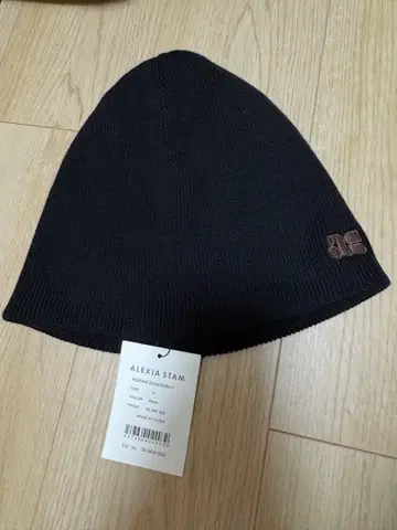 ALEXIA STAM 블랙 니트 모자 F 사이즈