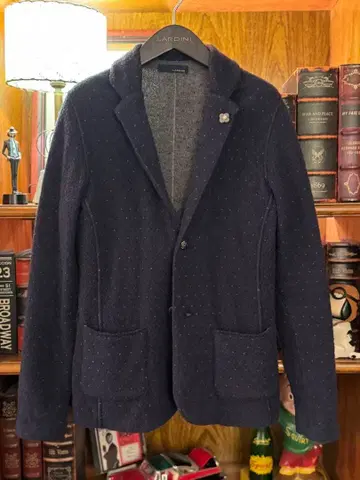 라르디니 니트 자켓 네이비