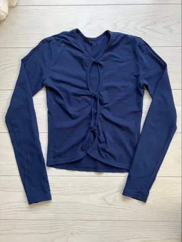 SHISHIKUI 시시쿠이 TWIST 상의 네이비