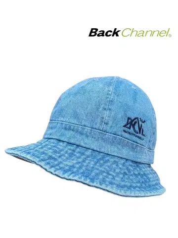 BackChannel 데님 블루 버킷햇 메트로햇