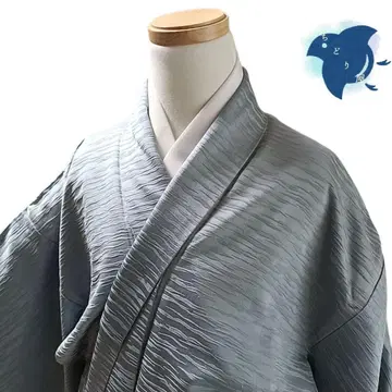 C38 치도리야 기모노 이로무지 히토츠몬 그레이