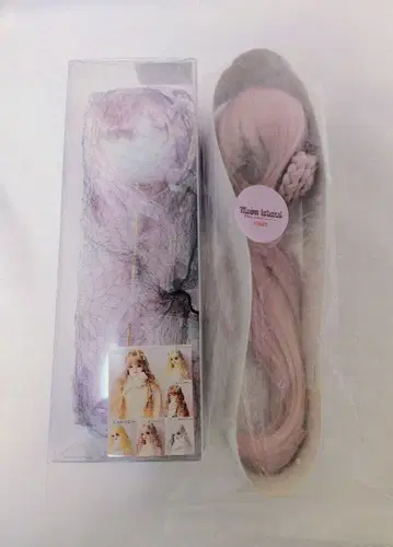 8~9인치 가발 2세트 핑크 계열 MDD, DD, SD 등 용