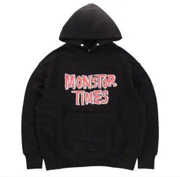 MONSTOR TIMES 블랙 XL 후드티