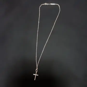 실버 925 크로스 목걸이