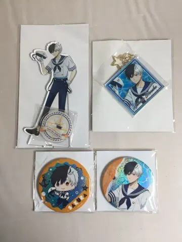 미개봉 윈드브레이커 사쿠라 하루카 아크릴 캔 배지 4개 세트 마린