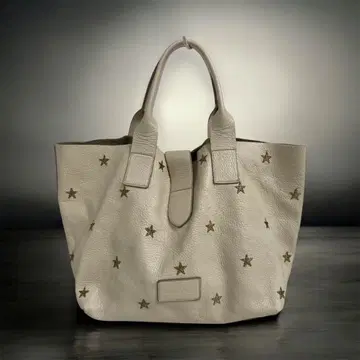 누르 도나텔라 루치 가죽 토트백 별 패턴 자수 25스510