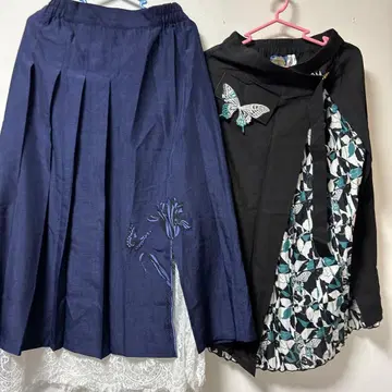 이즈스칼라 스커트 2세트