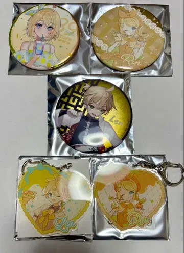 39culture 메탈릭 캔뱃지 아크릴 키링 카가미네 린 카가미네 렌