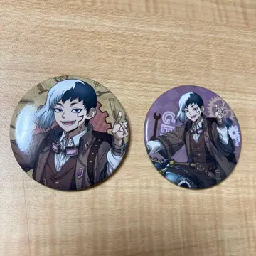 Dr.STONE 캔뱃지 아사기리 겐 투링 점페스