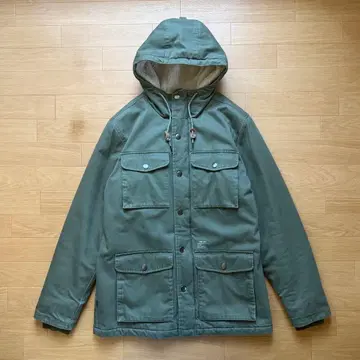 OBEY 보아 안감 마운틴 파카 S 올리브