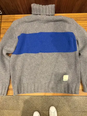 EMPORIO ARMANI 그레이 터틀넥 니트 XL