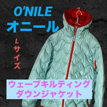 레어 O'NILE 오닐 스카이블루 웨이브 퀼팅 다운 자켓 L 사이즈