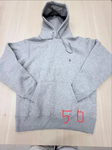 Nano universe NJ/CLUB 그레이 후드 부착 후드티 50