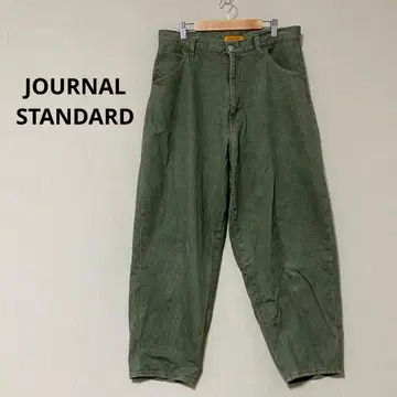 JOURNAL STANDARD 벌룬 데님 올리브 XL