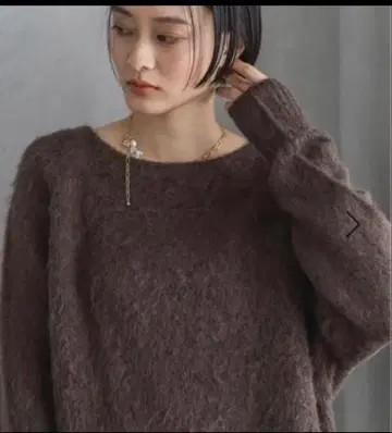 샤기 니트 풀오버 apart by lowrys