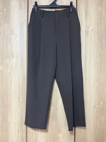 STUDIOUS 스트레치 유틸리티 와이드 슬랙스 테이퍼드 팬츠