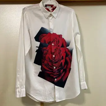 Paul Smith 긴팔 셔츠 L 빨간 장미