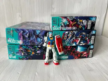 기동전사 건담 지크 액스 건담 프라모델 HG 빨간색 건담 지프레도 등