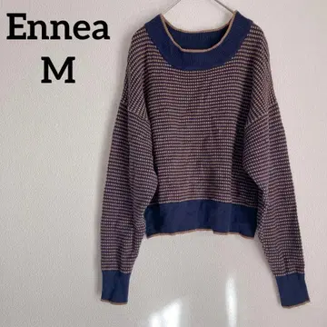 1점 Ennea [ M ] 오버 사이즈 니트 네이비 겨울 의류