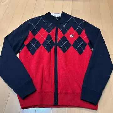 FJ 다이아몬드 패턴 스웨터