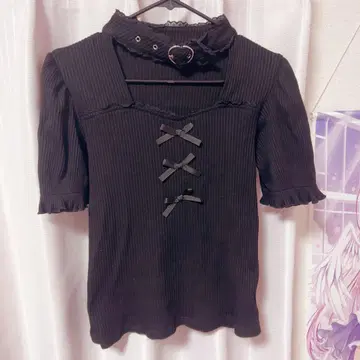 [ 새상품 ] MARS 골지 상의 블랙