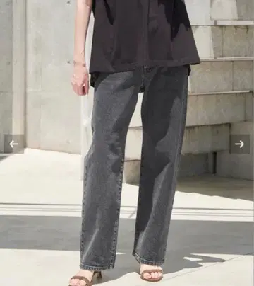 슬로브 이에나 LE DENIM 스트레이트 데님 팬츠 38