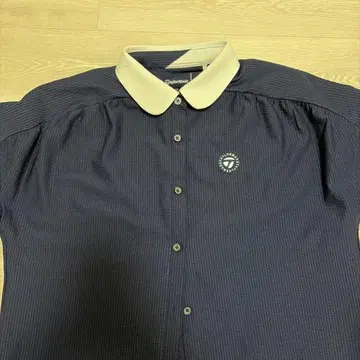 TaylorMade 여성용 골프 셔츠 M 네이비