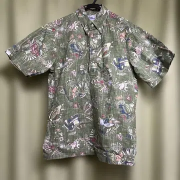 Reyn Spooner 알로하 셔츠 반팔 그린 계열