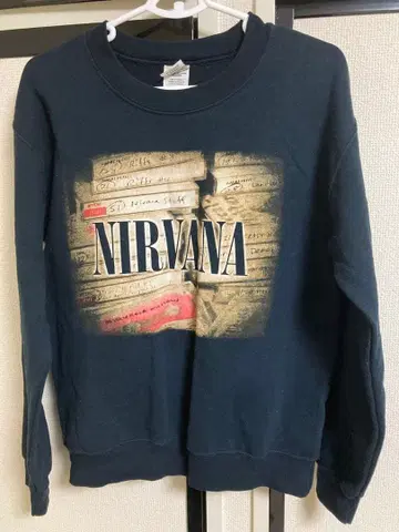 NIRVANA 구제 의류 맨투맨 GILDAN 길단