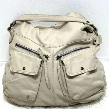 Y2K 레이지 수잔 천연 가죽 레더 원 숄더백