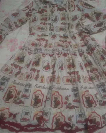 곰 패턴 원피스