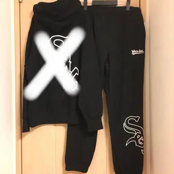 새상품 MLB SOX 화이트삭스 로고 스웨트 팬츠 남성용 M