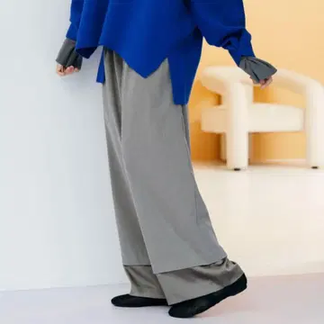 UNOF TUCK 레이어드 보텀스 M 사이즈