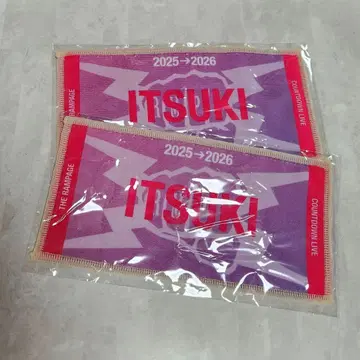 THERAMPAGE 후지와라 이츠키 미니 타월 세트