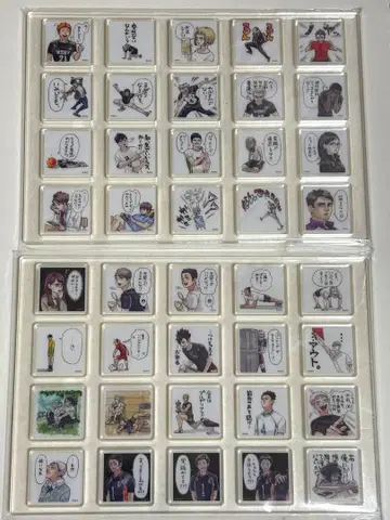 하이큐 점프 GIGA 응모자 전원 서비스 아크릴 타일 40종 전종