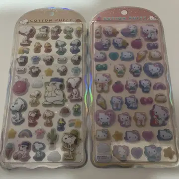 헬로키티 스누피 코튼 퍼피 씰