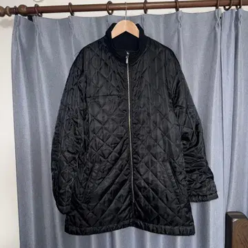 cedoreclub 리버서블 하프 코트 퀼팅 자켓 구제 의류