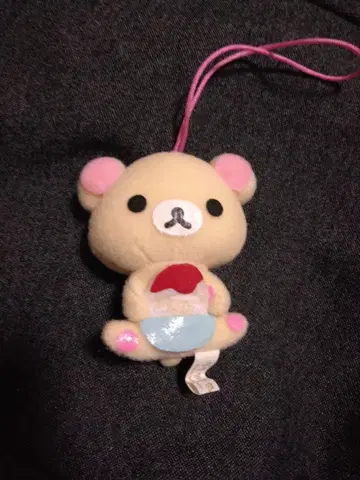 리락쿠마 카키빙수 스트랩