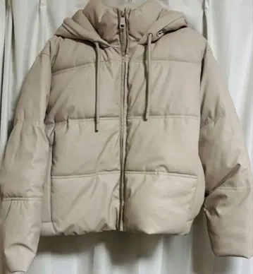 ZARA 자라 인조 가죽 퍼퍼 자켓