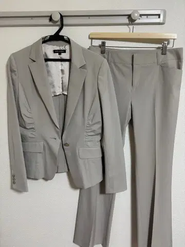 BUONA GIORNATA 그레이 타이트핏 수트 셋업