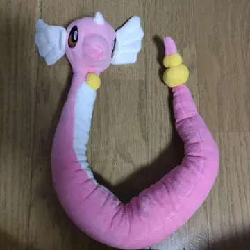 색이 다른 하쿠류 봉제 인형 포켓몬 핑크