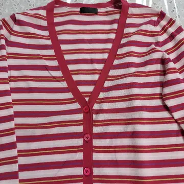 Paul Smith 7부 소매 코튼 가디건 면 100% 미사용 새상품 M